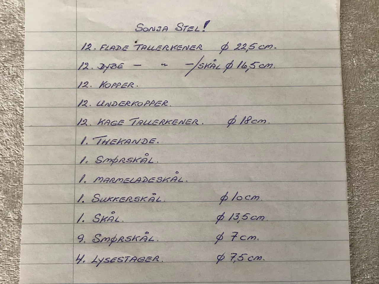 Billede 4 - Spisestel