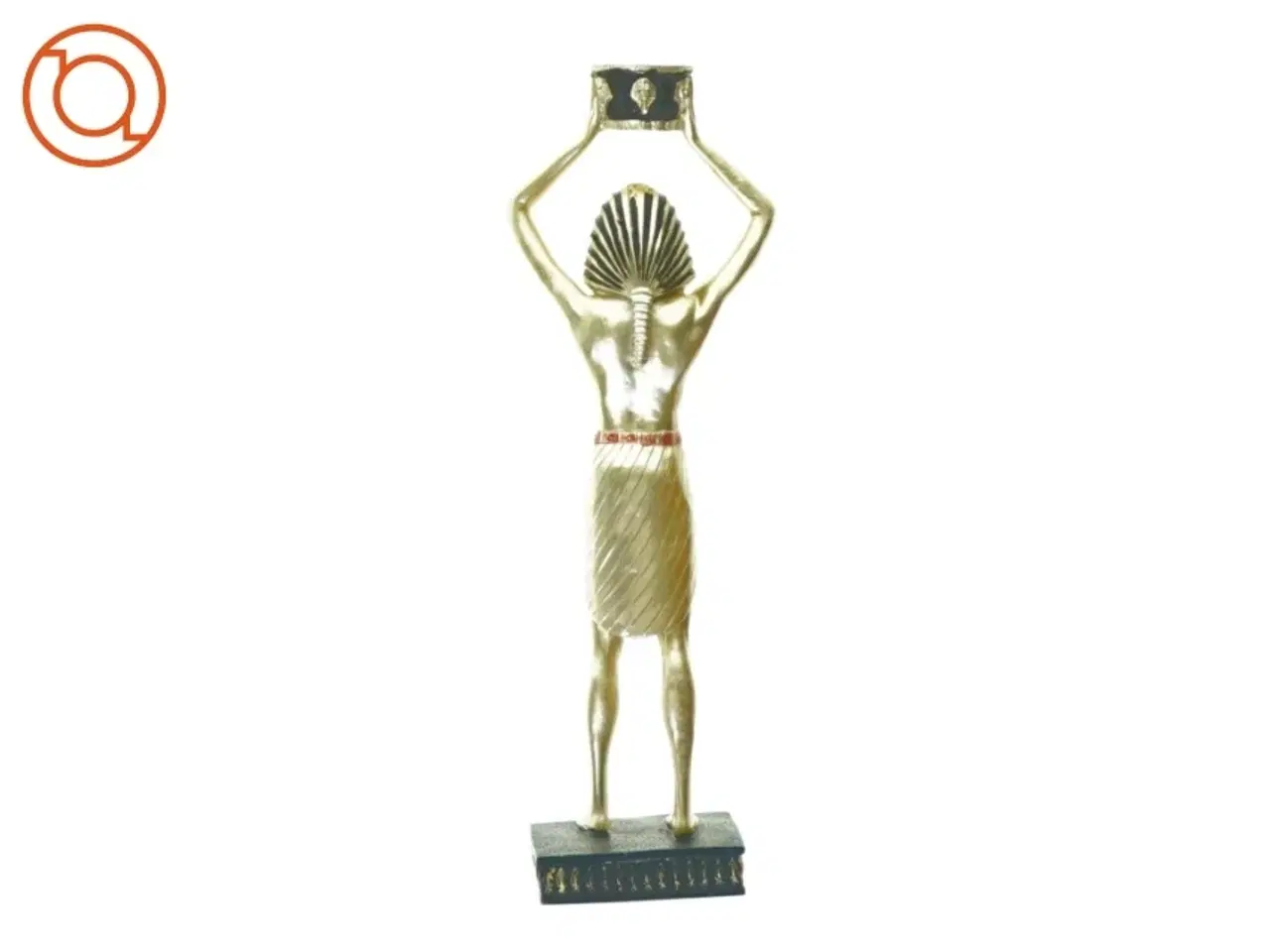 Billede 2 - Egyptisk figur (str. 26 x 7 cm)