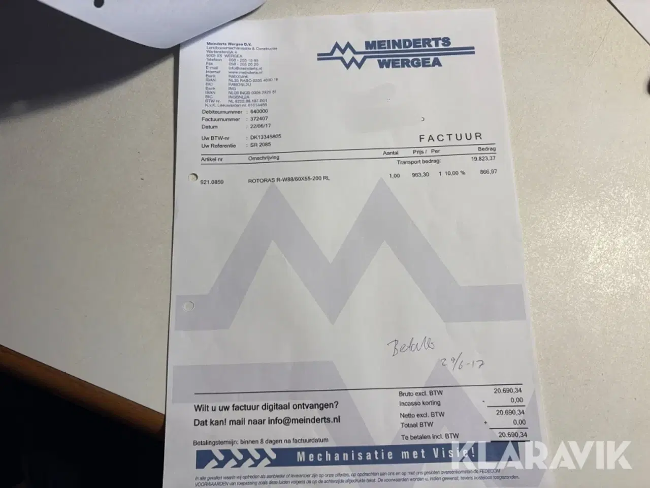 Billede 10 - Snittervogn Schuitemaker Rapide 2085 42 kubikmeter