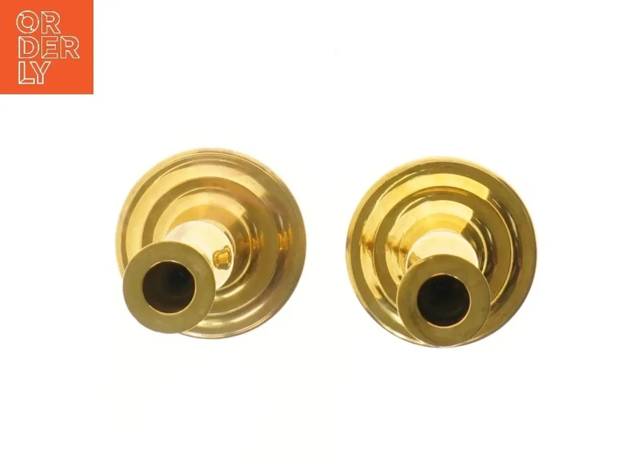 Billede 2 - Messing lysestager (str. 21 cm)