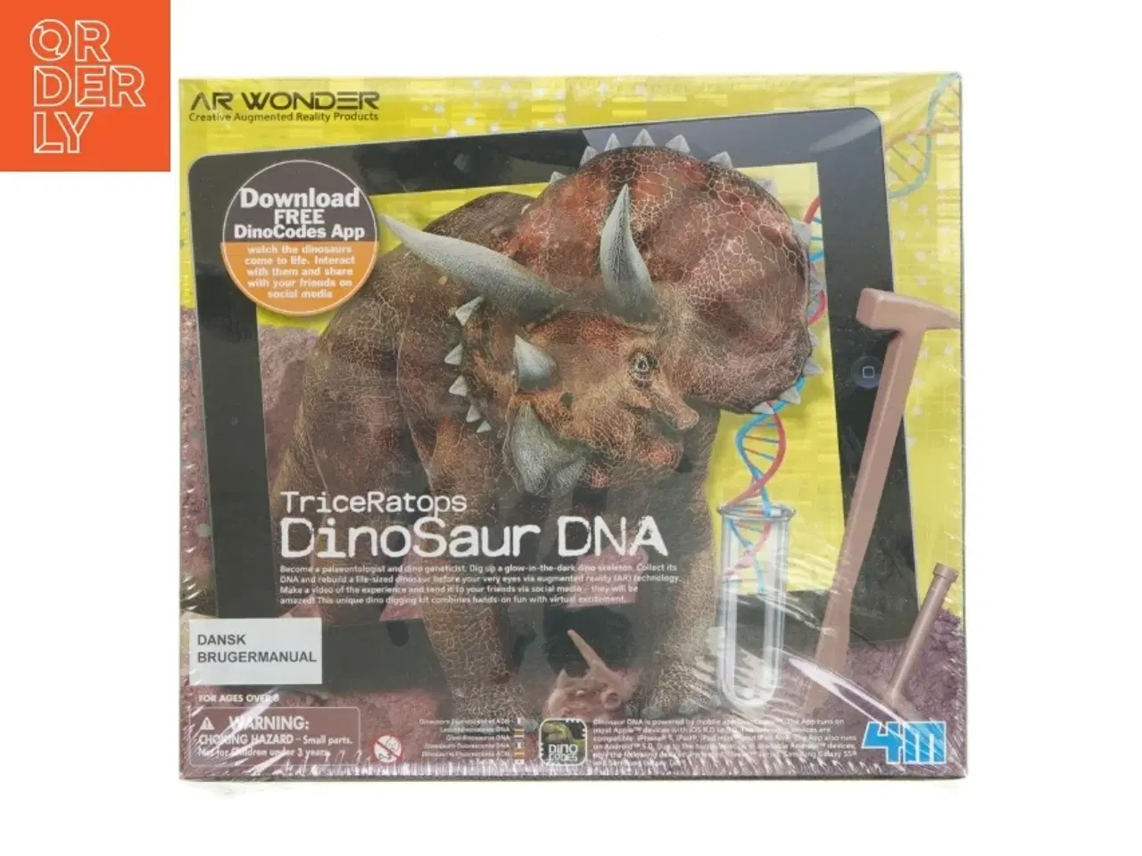 Billede 1 - Triceratops Dinosaur DNA kit fra 4M (str. 24x22 cm)