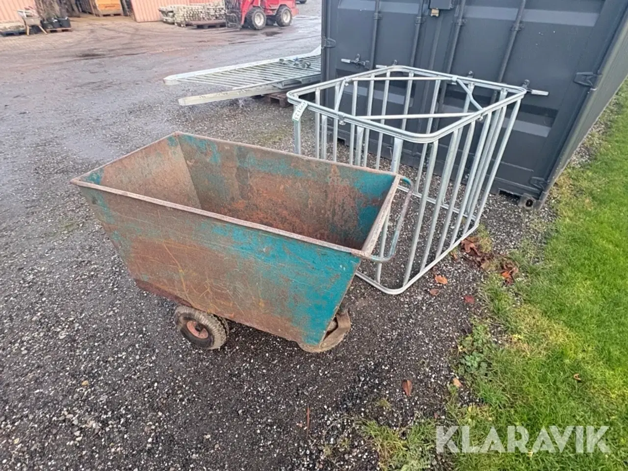 Billede 4 - Fodervogn og høhæk Randersbør