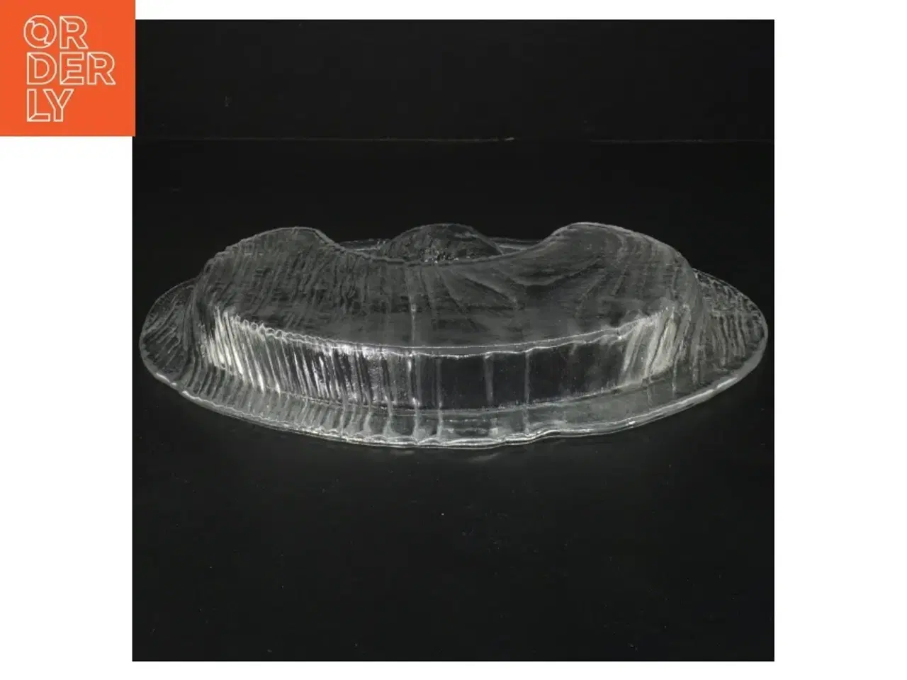 Billede 3 - Glasfad, Ø 24 cm fra svenske Royal Krona (str. Ø. 24 cm) 6 stk