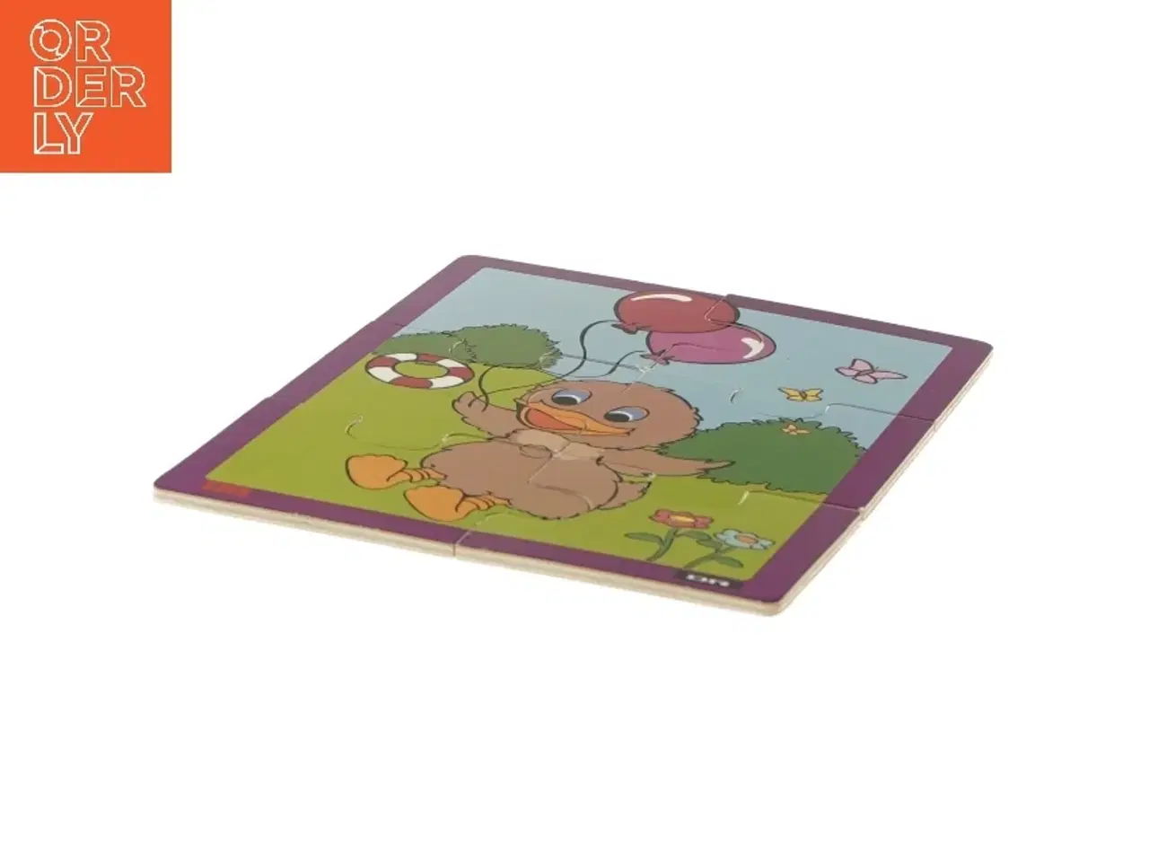 Billede 3 - Børnepuslespil med andemotiv (str. 20x16 cm)