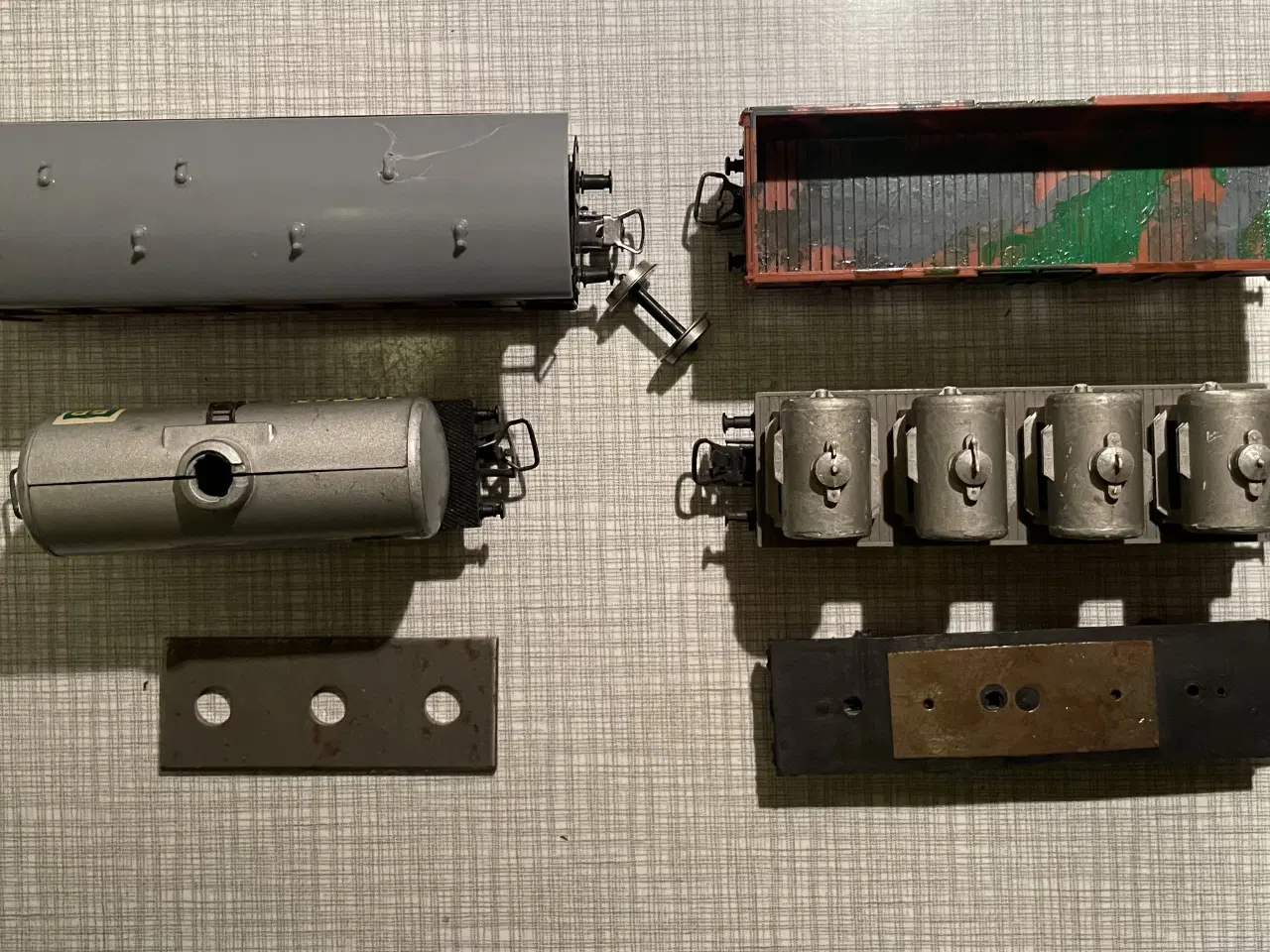 Billede 3 - Lot af bl. vogne til toskinnedrift