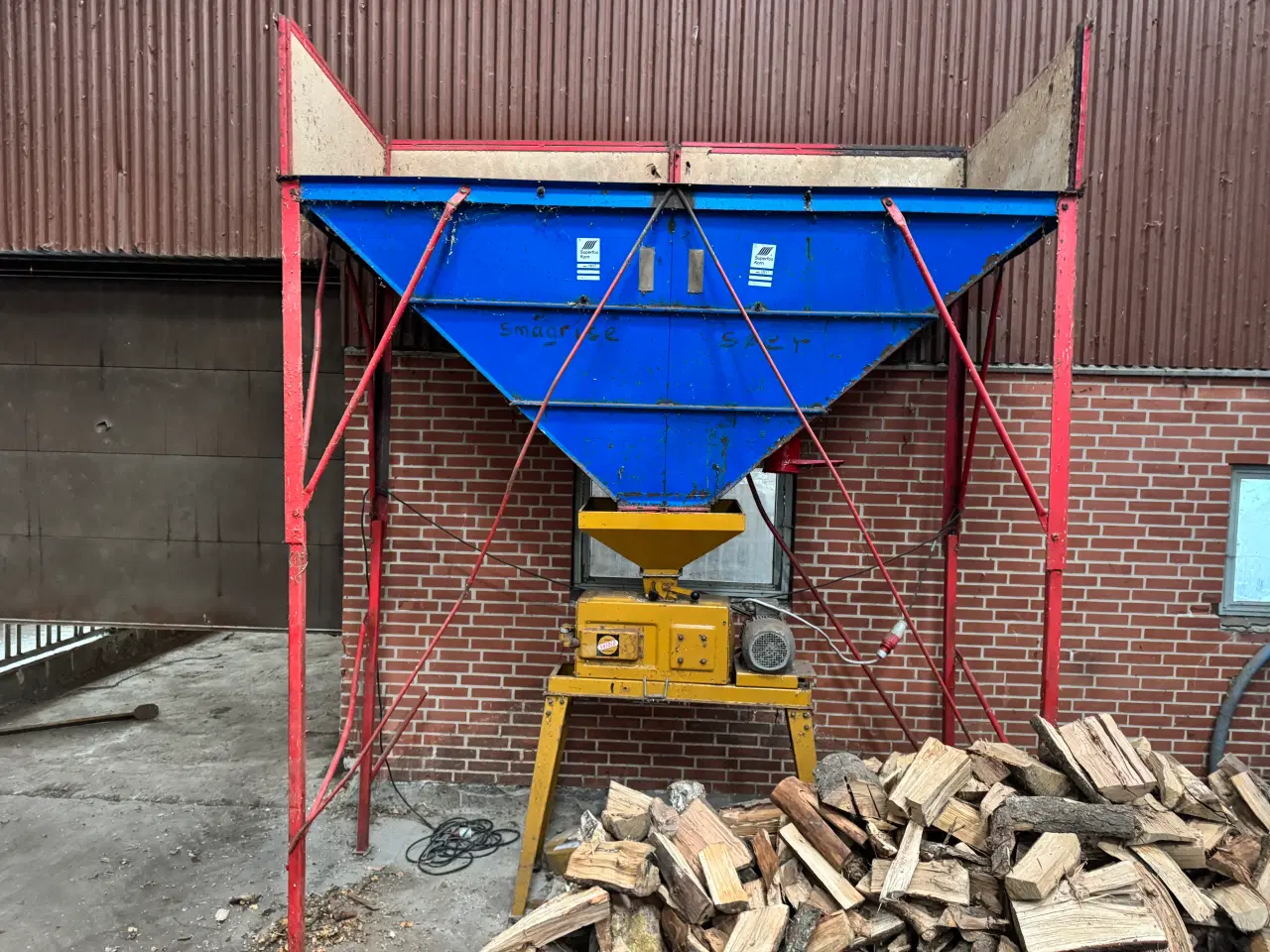 Billede 2 - Kornvalse Skiold Sæby 400v med silo