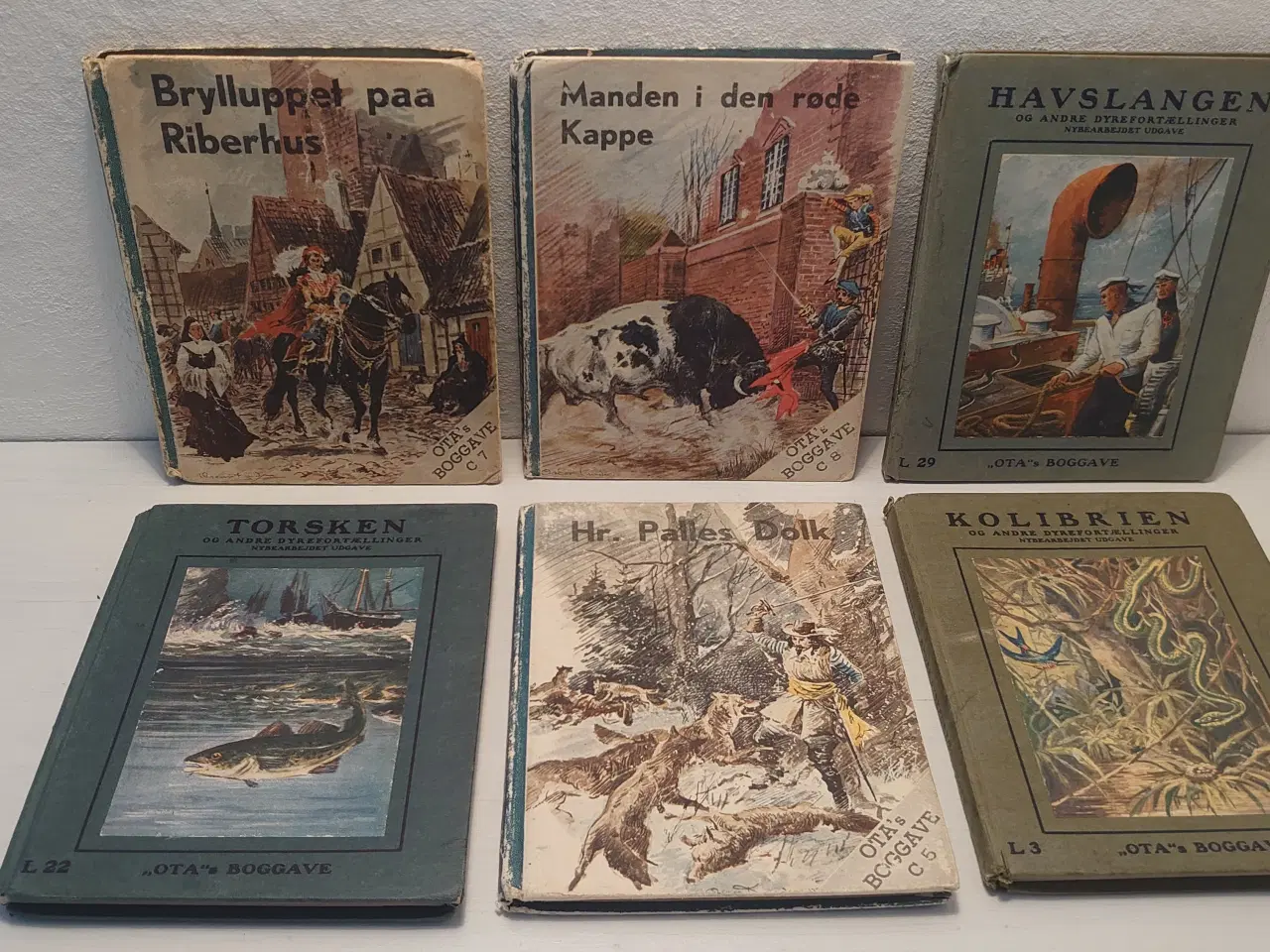 Billede 1 - 6 stk OTA´s Boggave bøger. 1935-42.