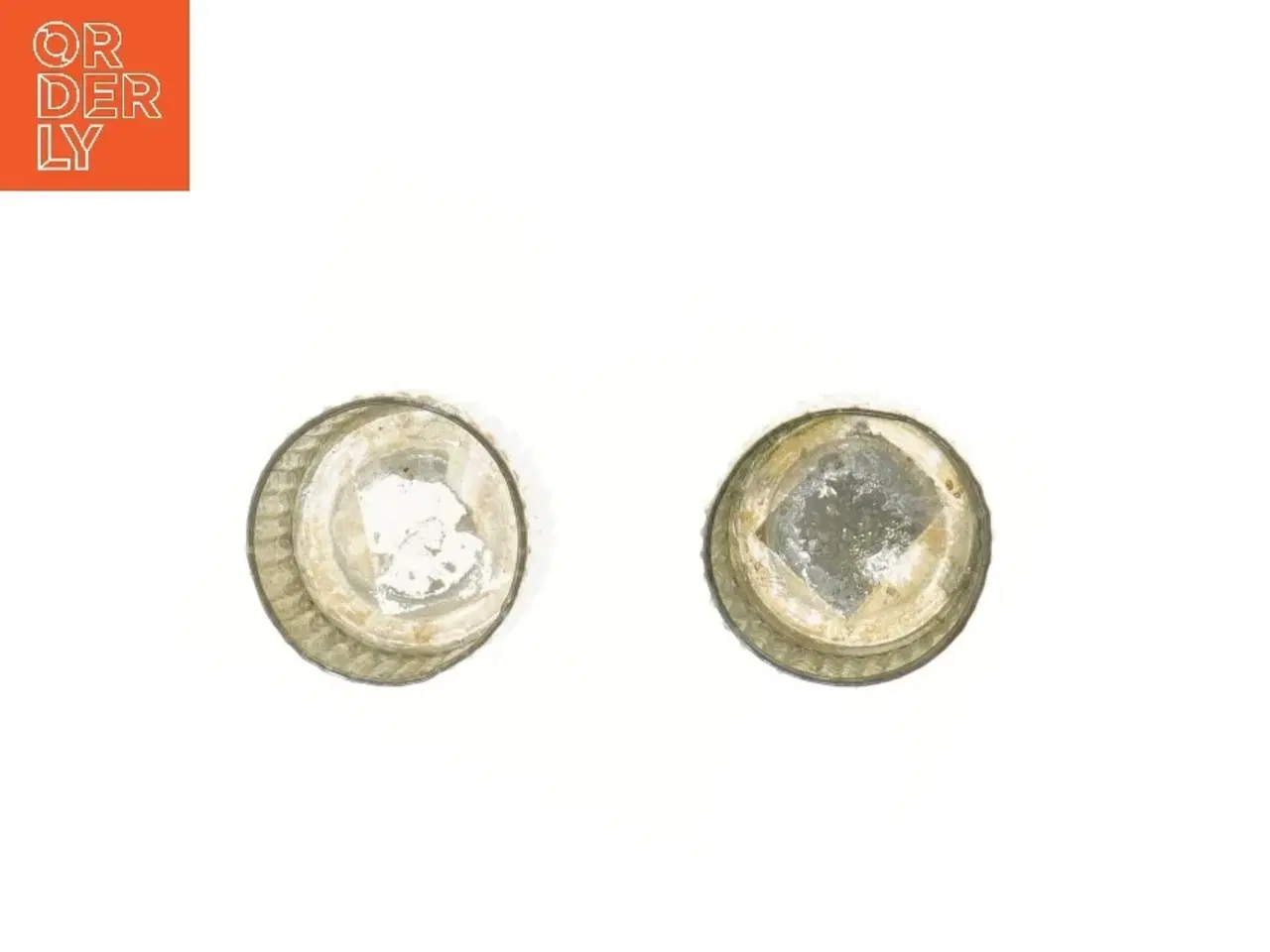 Billede 3 - Sæt med to dekorative lysestager (str. Ø 6,5 cm længde 8 cm)