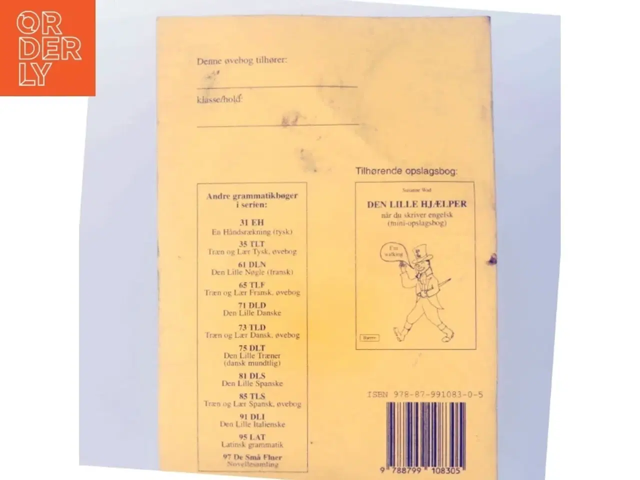 Billede 3 - Træn brugen af Den lille hjælper og lær den nødvendigste engelske grammatik af Lise Stampe Rasmussen (Bog)