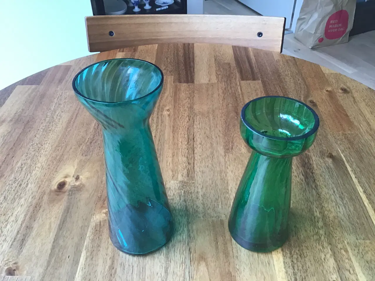 Billede 1 - 2 stk. hyacintglas Fyns glasværk