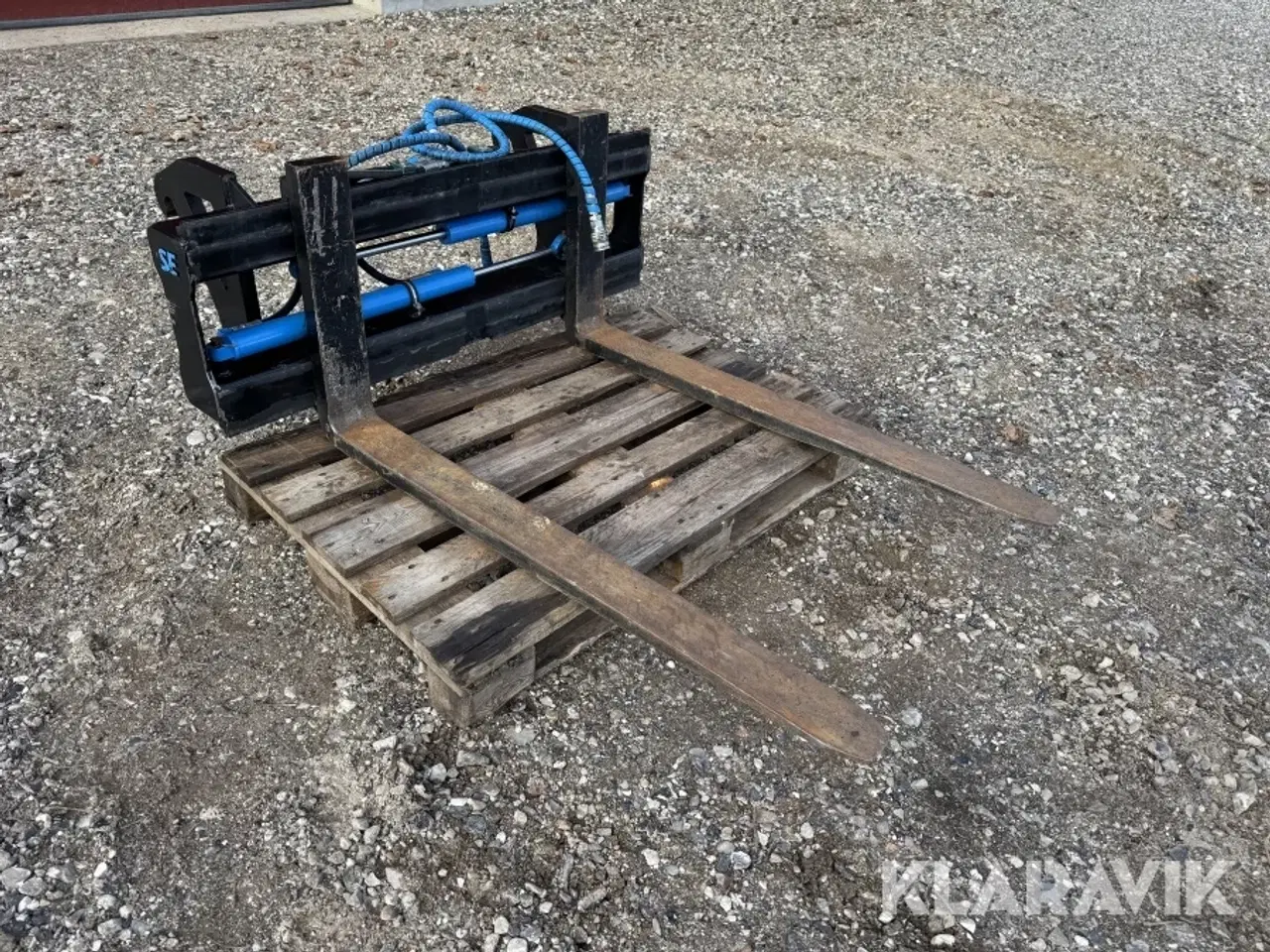 Billede 2 - Hydrauliske pallegafler 2500 kg med Volvo L30 fæste