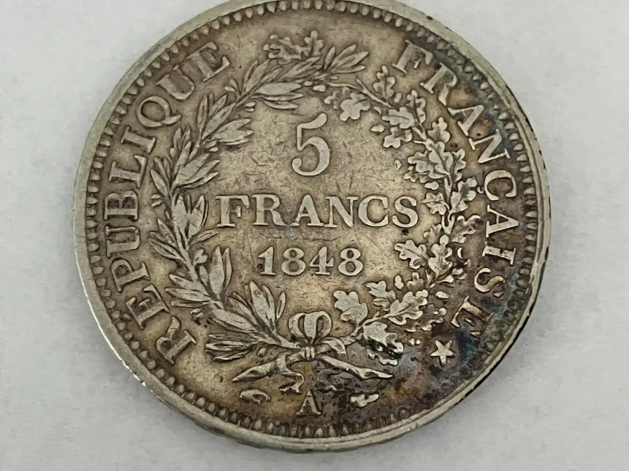 Billede 1 - 5 Francs France 1848 A