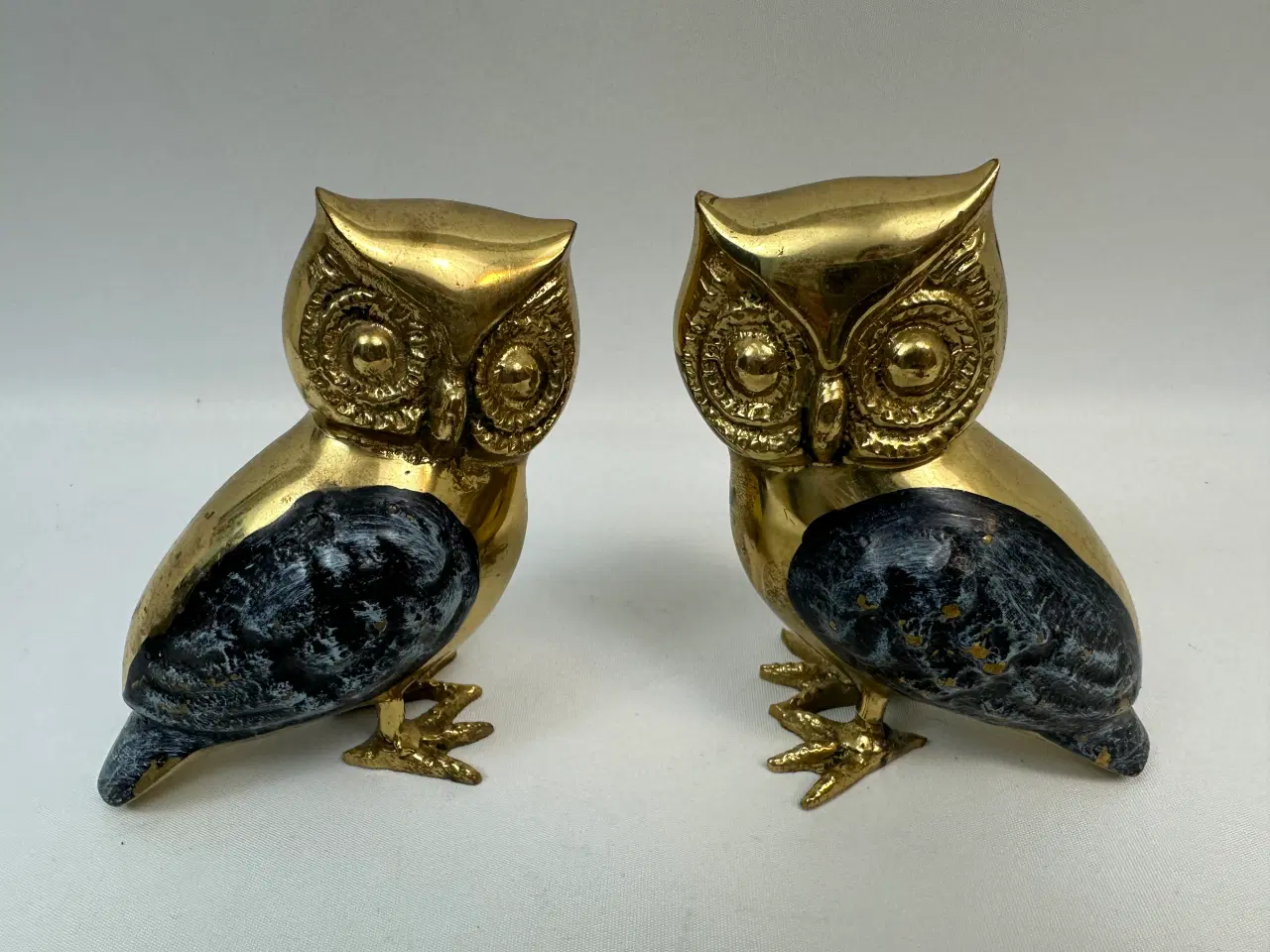 Billede 3 - Flotte ugle figurer i messing