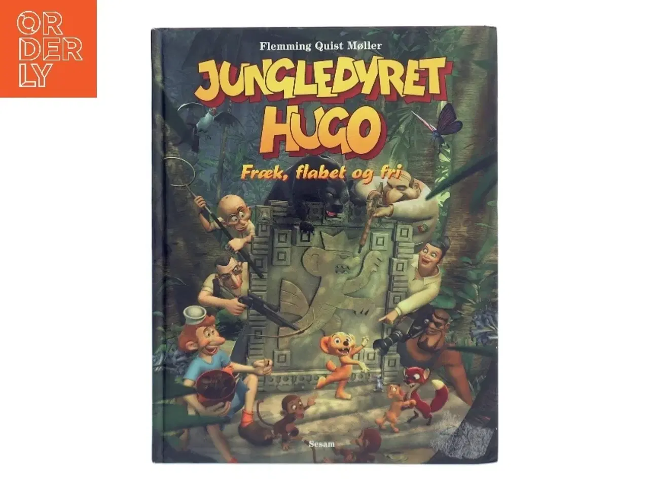 Billede 1 - Jungledyret Hugo - fræk, flabet og fri af Flemming Quist Møller (Bog)