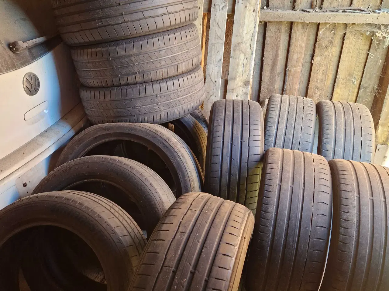 Billede 2 - 15 STK GAMLE DÆK GRATIS