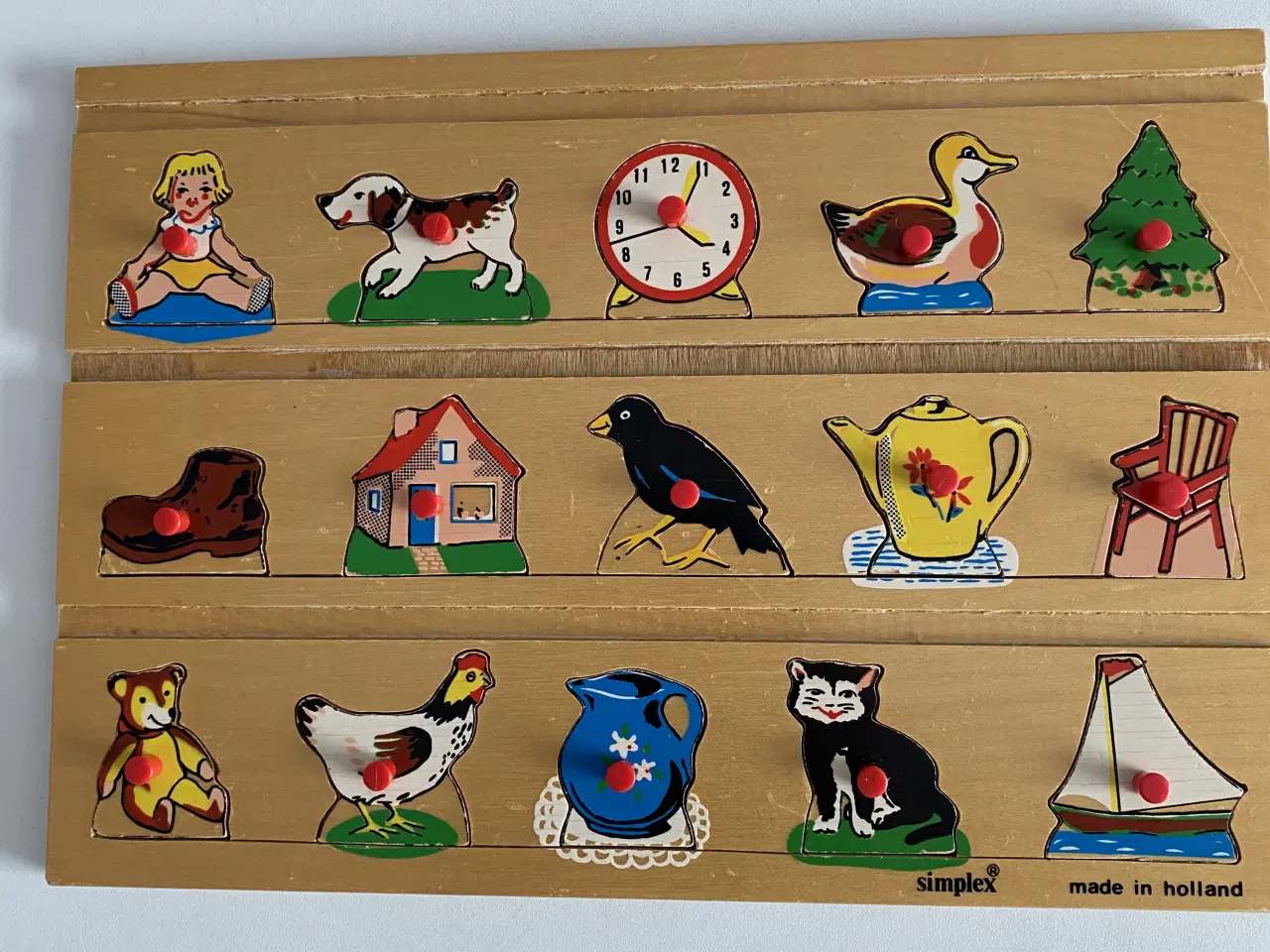 Billede 5 - Træ puslespil til børn