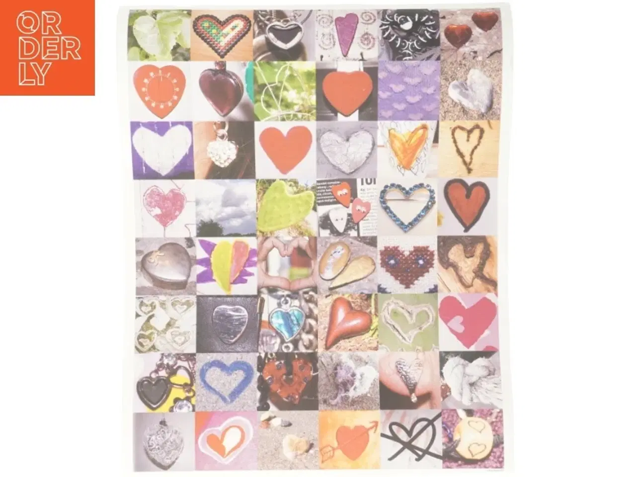 Billede 1 - Hjerte plakat (str. 60 x 43 cm)