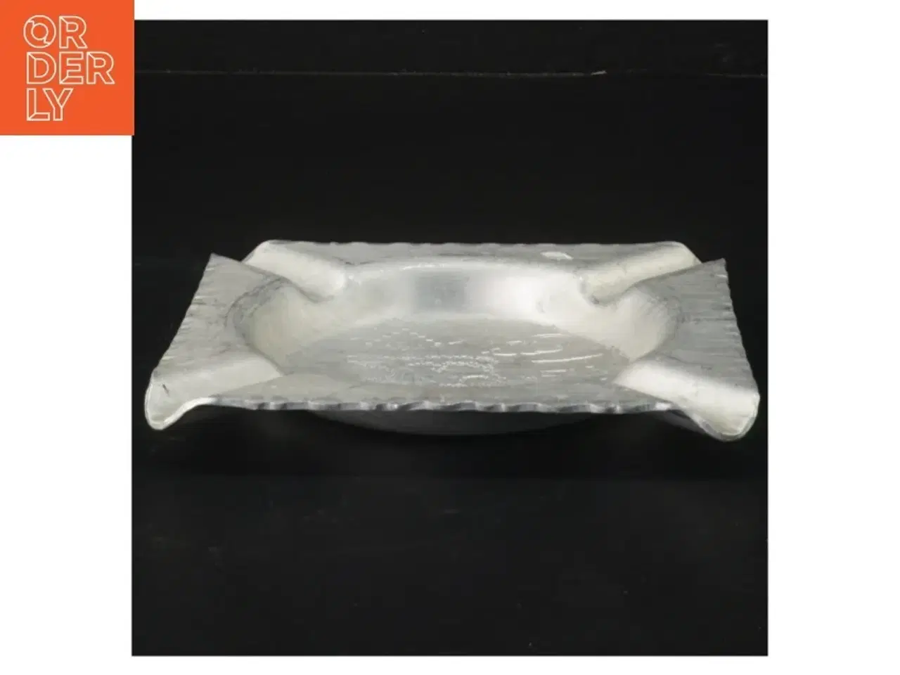 Billede 1 - Askebæger i aluminium (str. 13,5 x 13,5 cm)