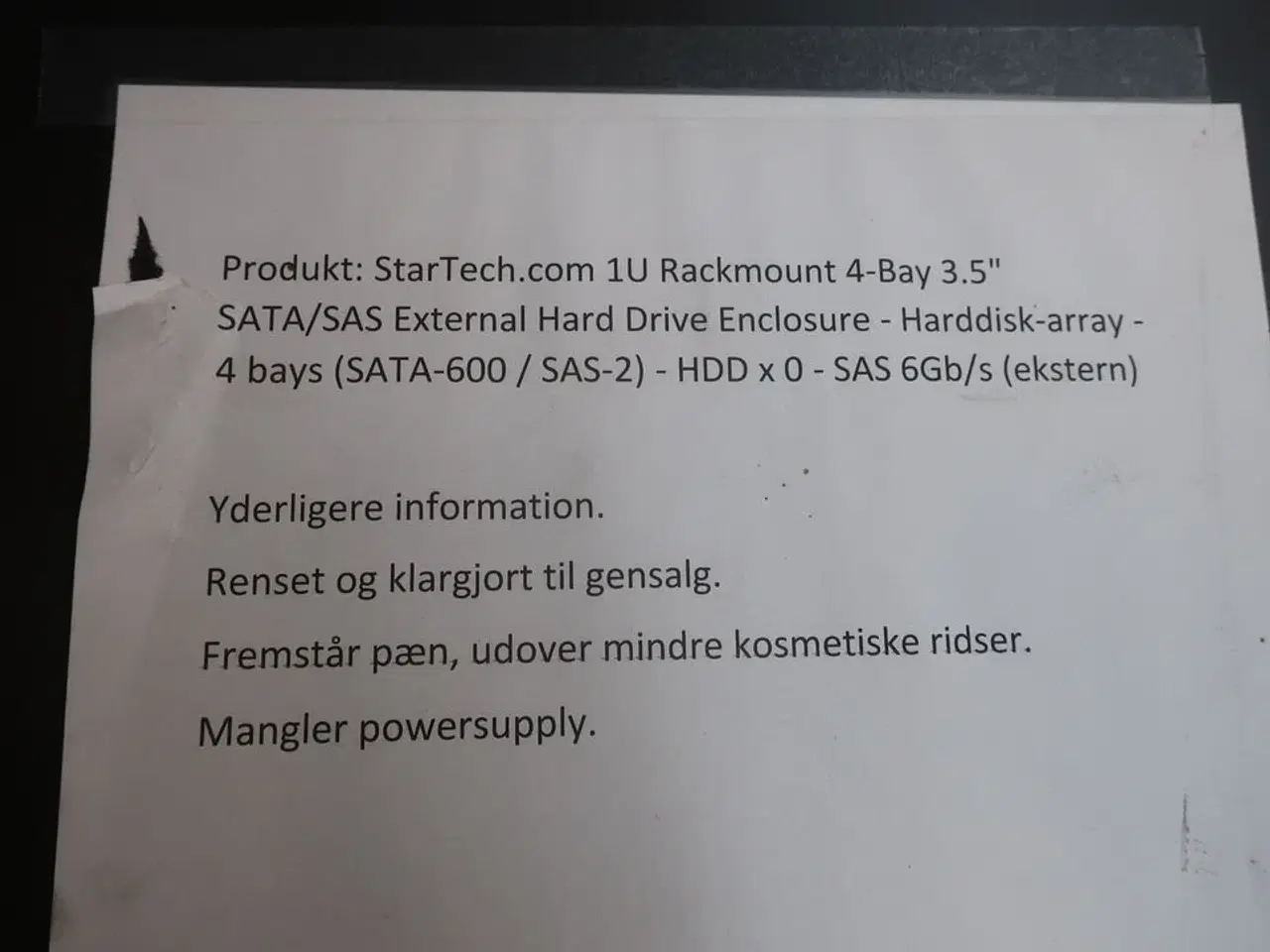 Billede 5 - Hard driver STARTECH SAT35401U