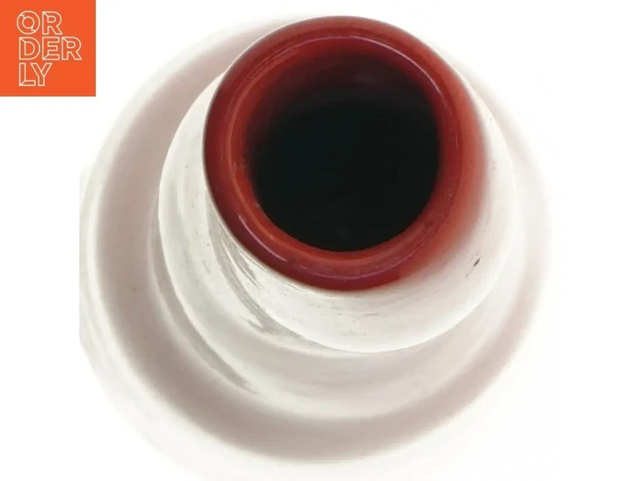 Billede 3 - Rød vase 40 cm (str. 40 cm)