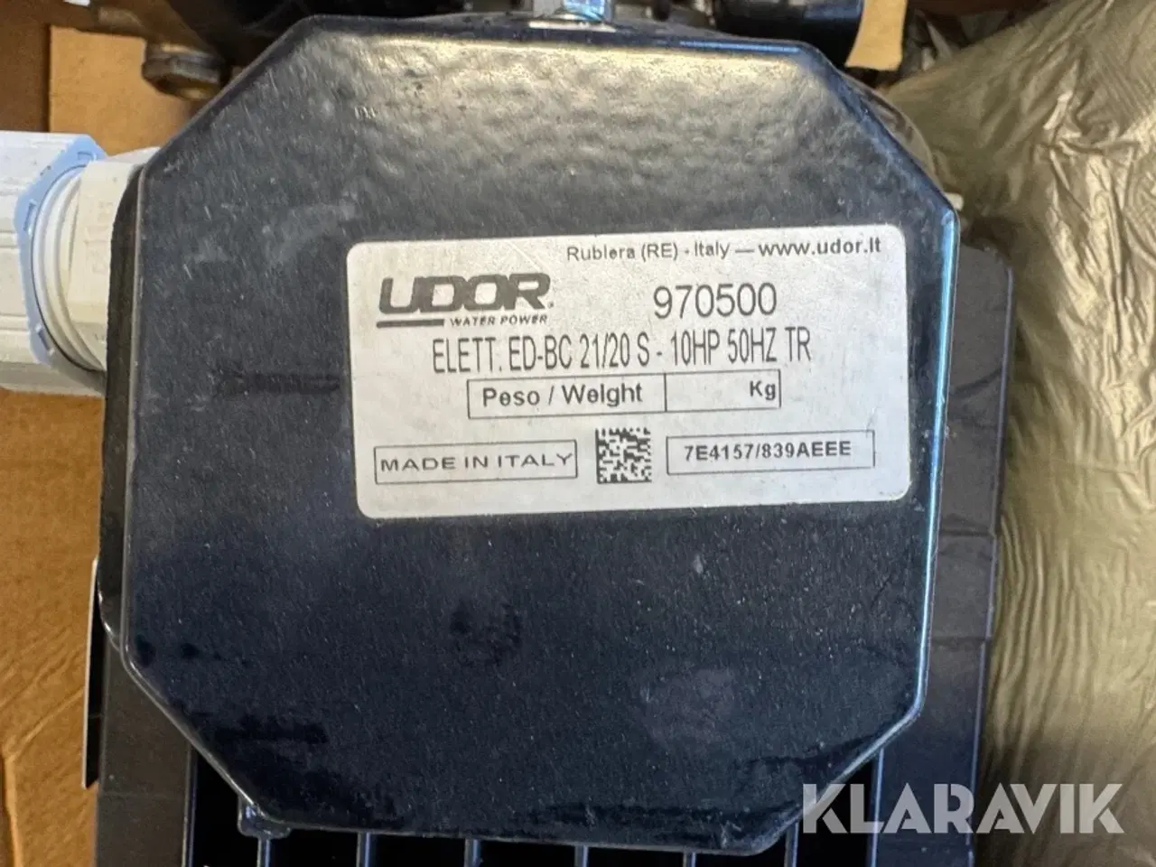 Billede 6 - Højtrykspumpe-renser UDOR Elett.ed.cc.2120S samlet sæt