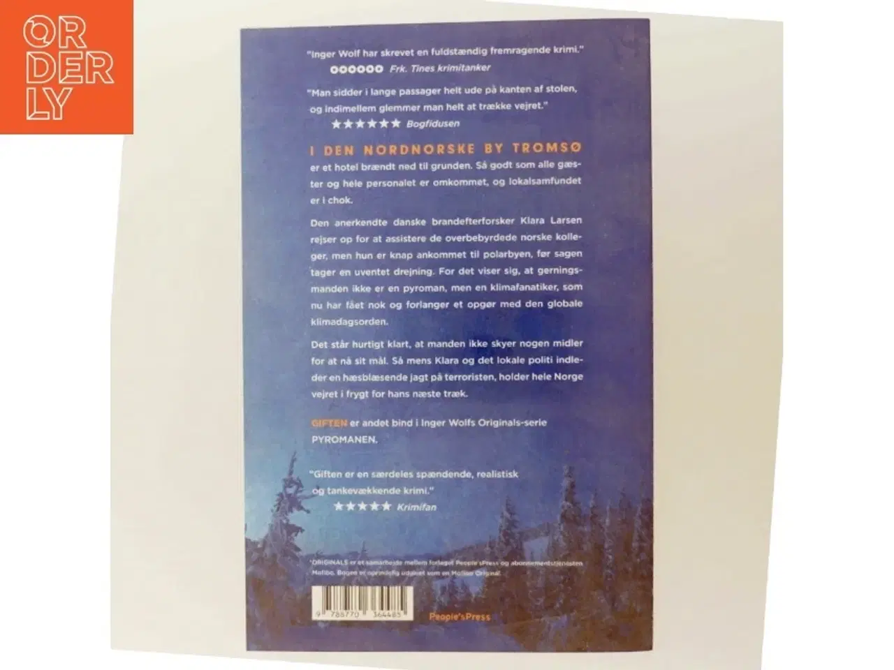 Billede 3 - Giften : krimi af Inger Wolf (Bog)