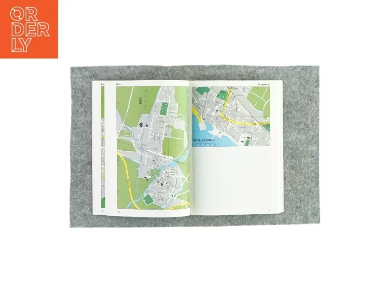 Billede 3 - Citykort over danske provinsbyer fra Lademanns (Bog)
