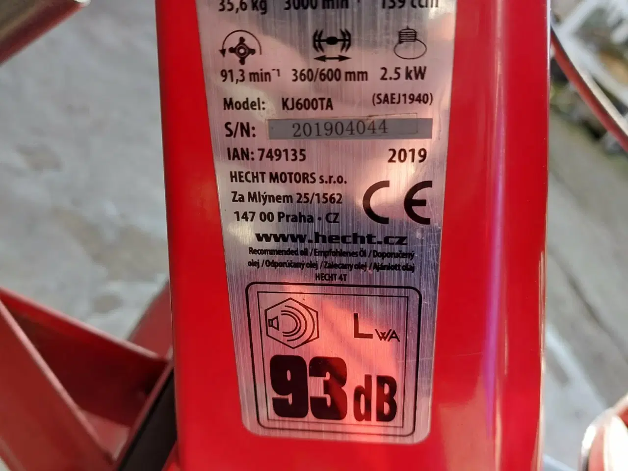 Billede 5 - Hecht Have fræser med Mosfjerner