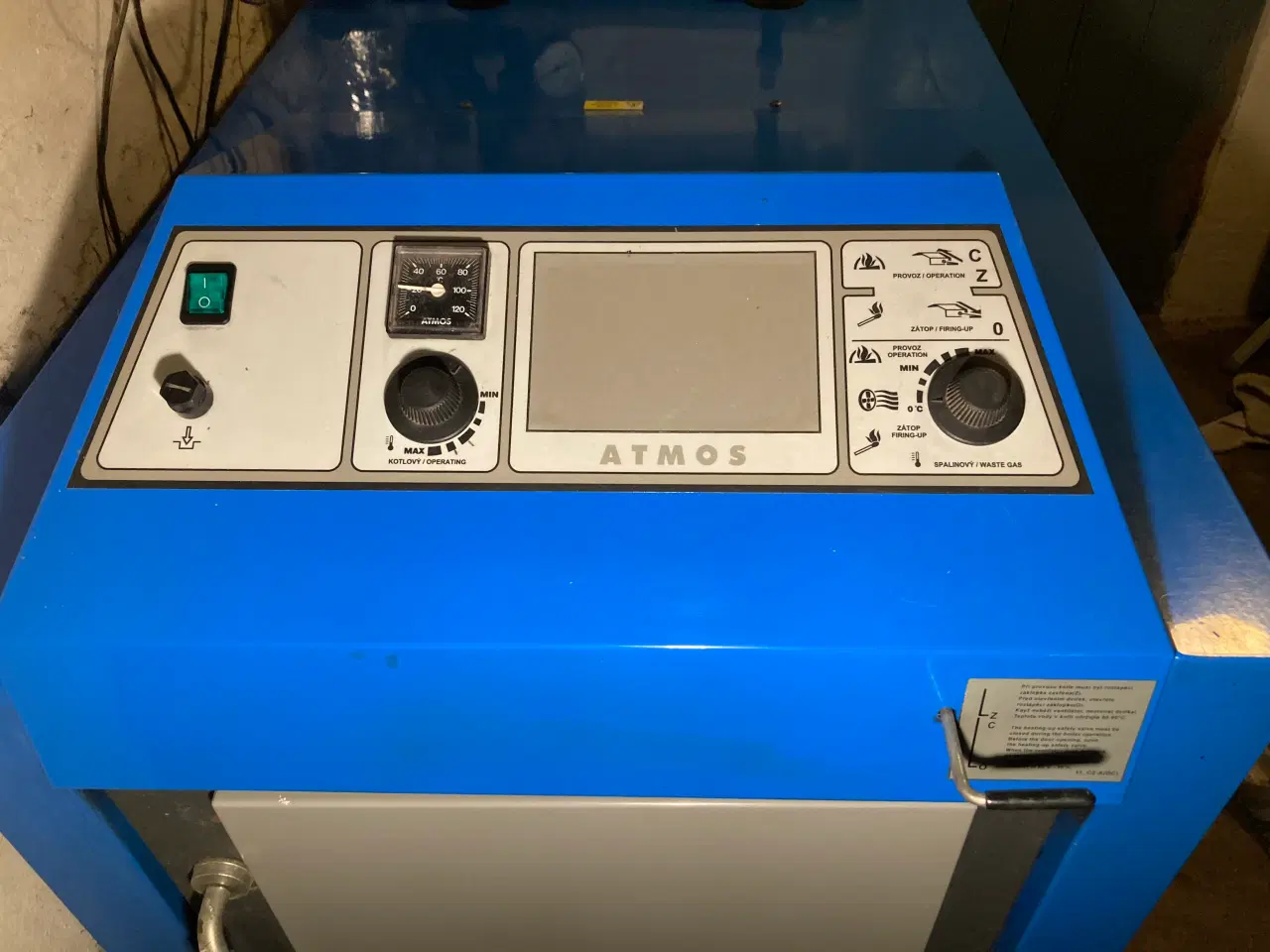 Billede 2 - Atmos 48kW brændefyr