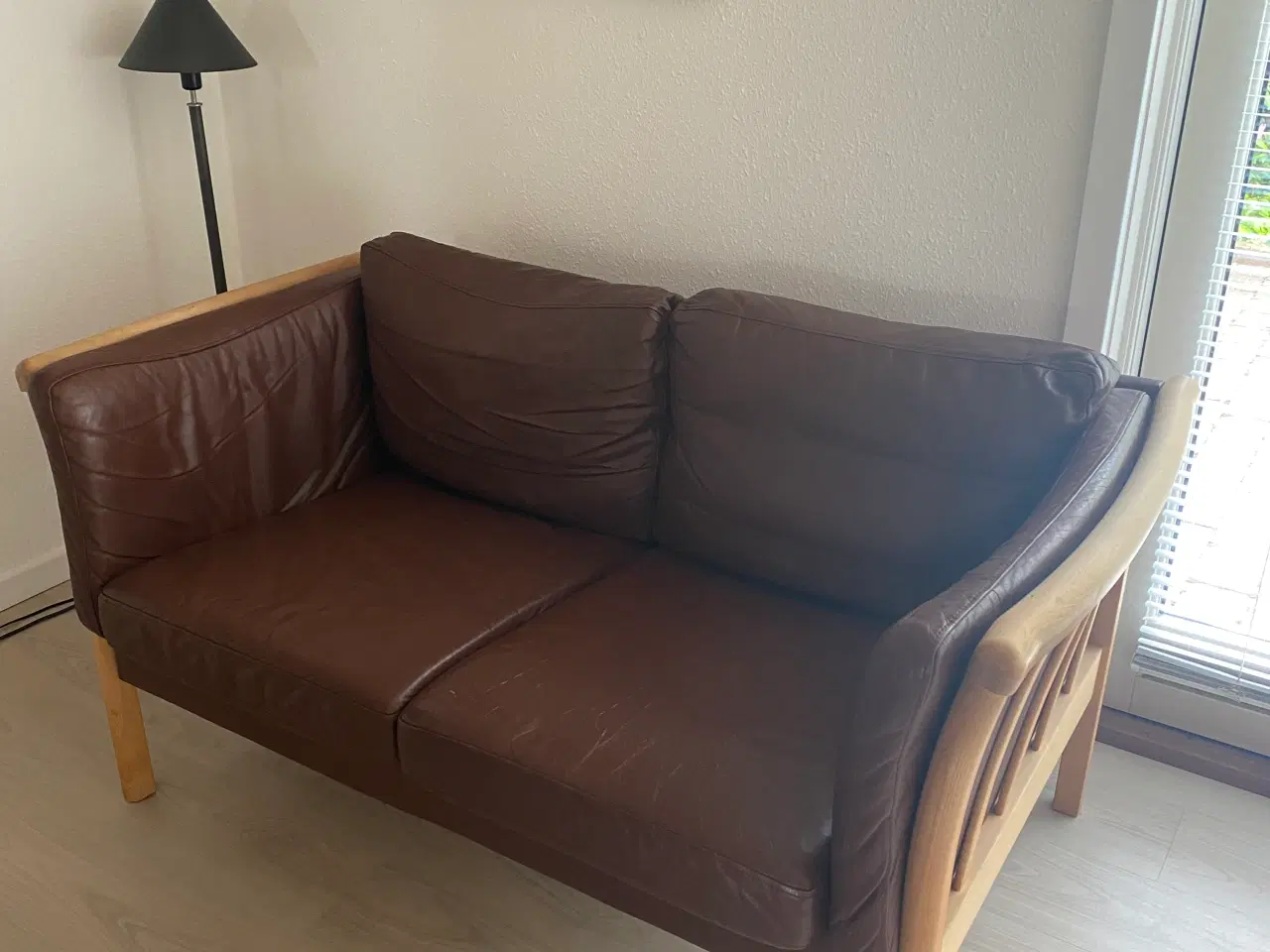 Billede 2 - Sofaer brun læder