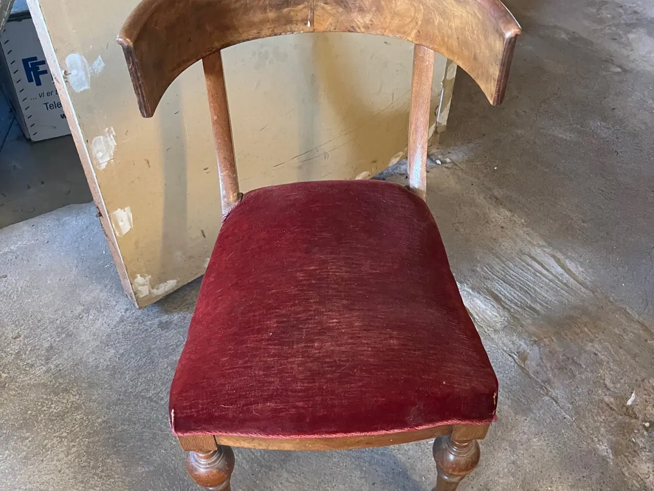 Billede 5 - Gammel polstret stol