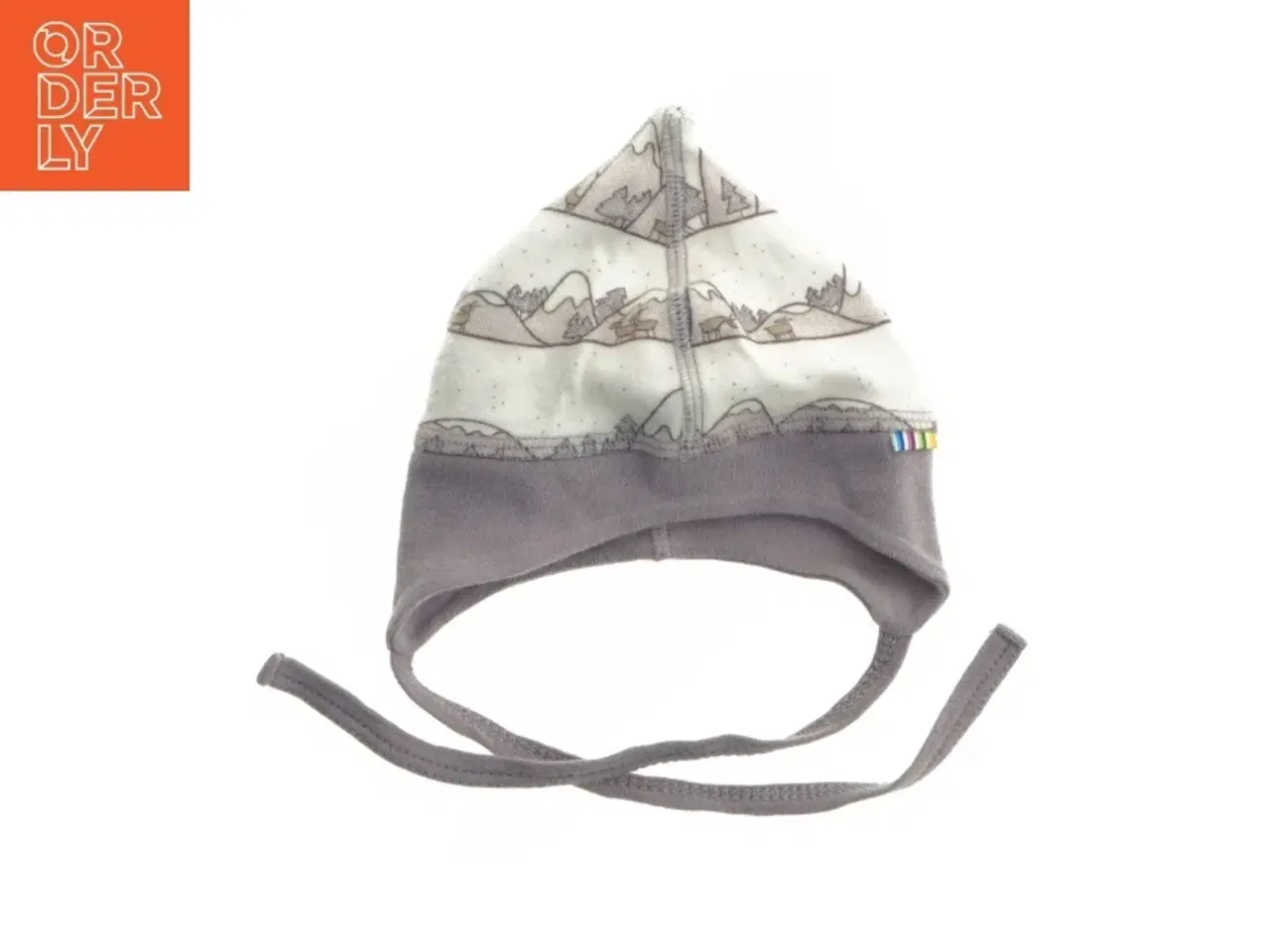 Billede 1 - Babyhue med alpeprint fra Joha (str. 0-1 måned)