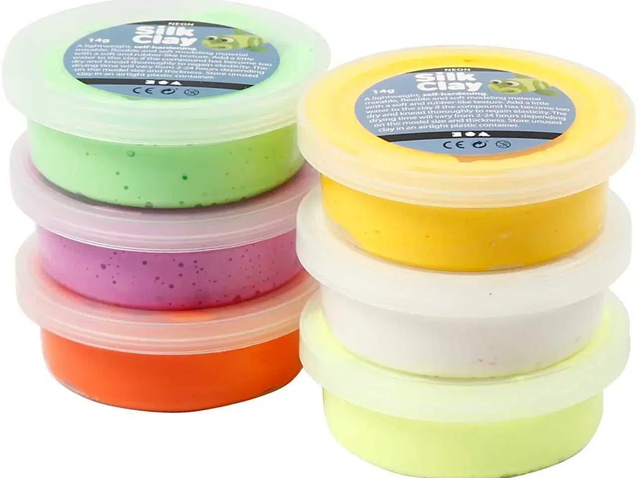 Billede 1 - Silk Clay®, forårsfarver, 6x14g/ 1 pk.