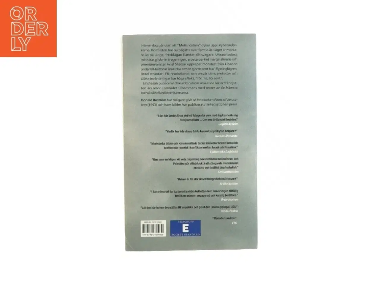 Billede 2 - Inshallah - Konflikten mellan Israel och Palestina af Donald Bostrm (Bog)