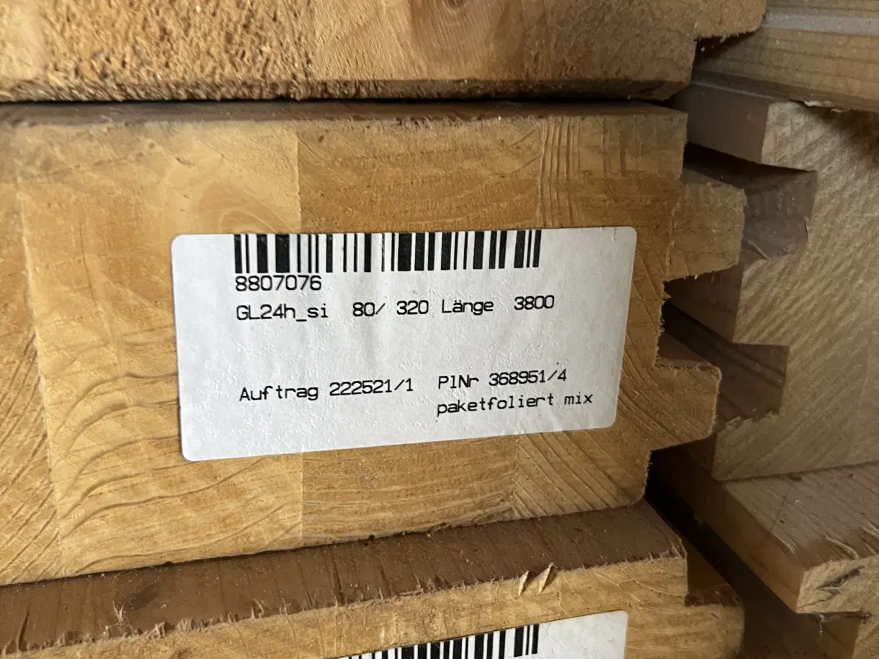 Billede 2 - Limtræsbjælker