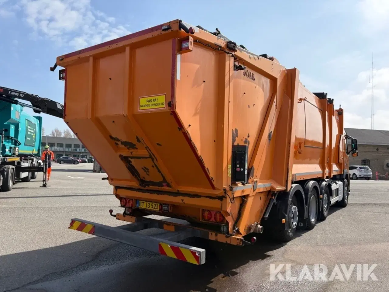 Billede 4 - Renovationsvogn med tagmonteret kran Volvo FM-420 Euro 6