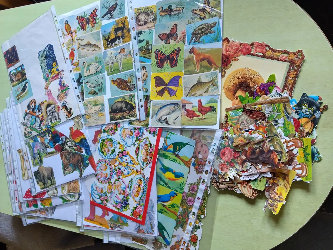 Billede 1 - Kæmpe kæmpe samling af glansbilleder