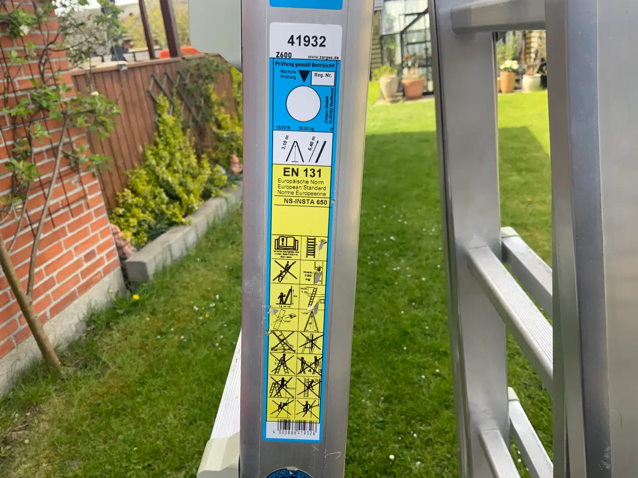 Billede 3 - Zarges fold ud stige