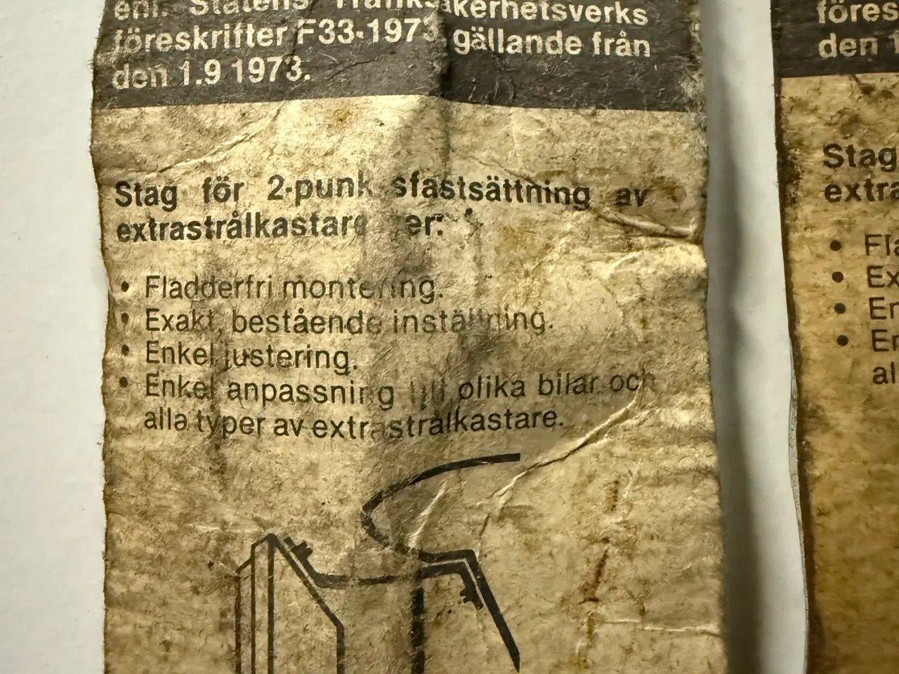 Billede 7 - Hella 2-punktsbeslag til ekstralygter