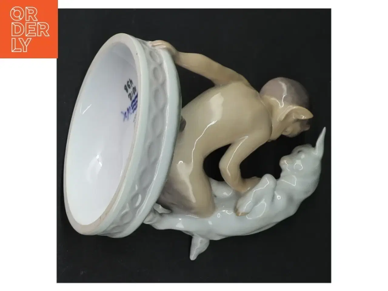 Billede 3 - Pan med ged. Royal Copenhagen Solgt Pan/faun med ged (nr. 1012/498) fra Royal Copenhagen