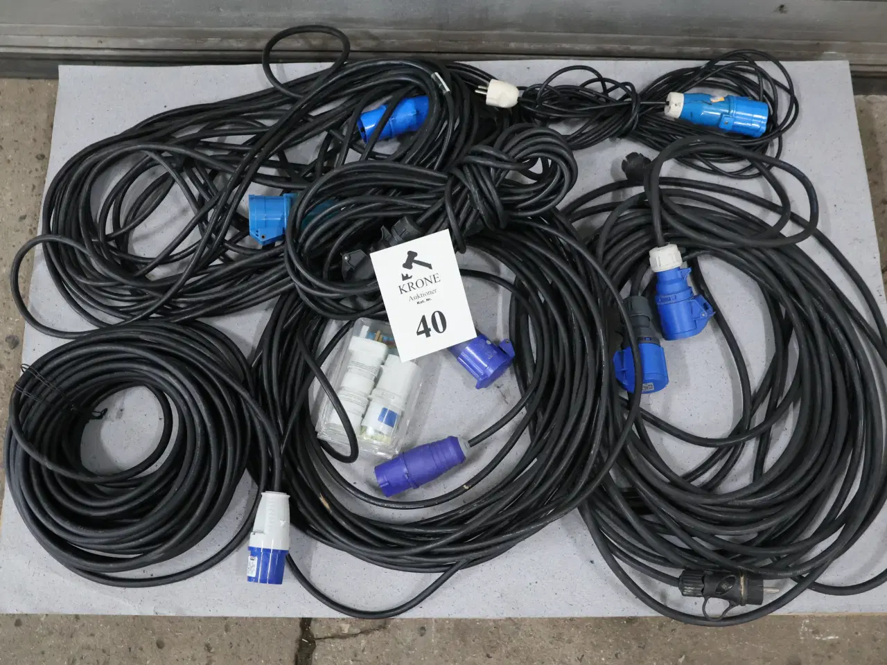 Billede 2 -  Div Strømkabler ass længder. 