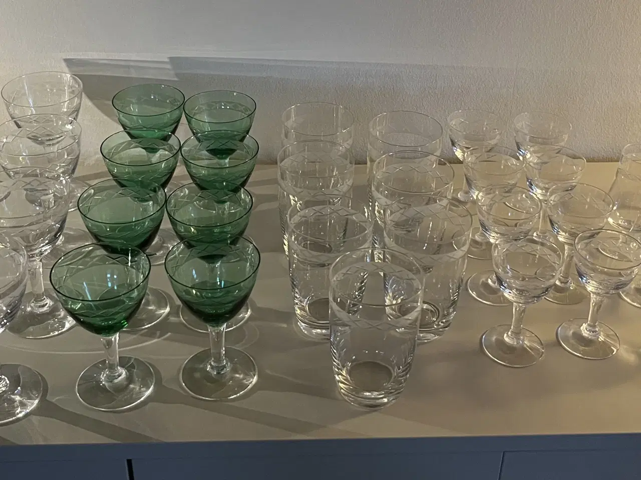 Billede 2 - Ejby glas fra Holmegaard 41stk