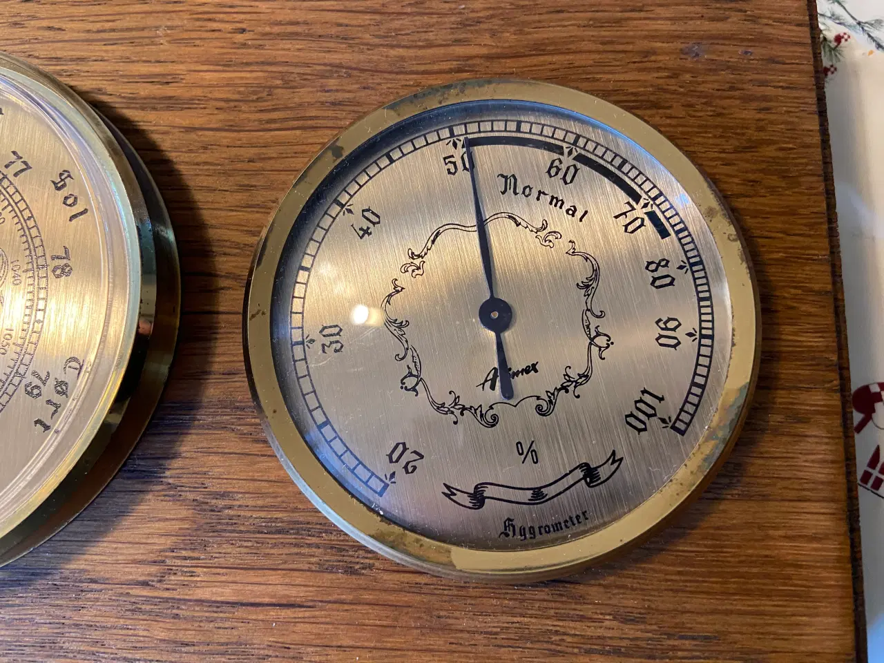 Billede 4 - Barometersæt med barometer, termometer og hygromet