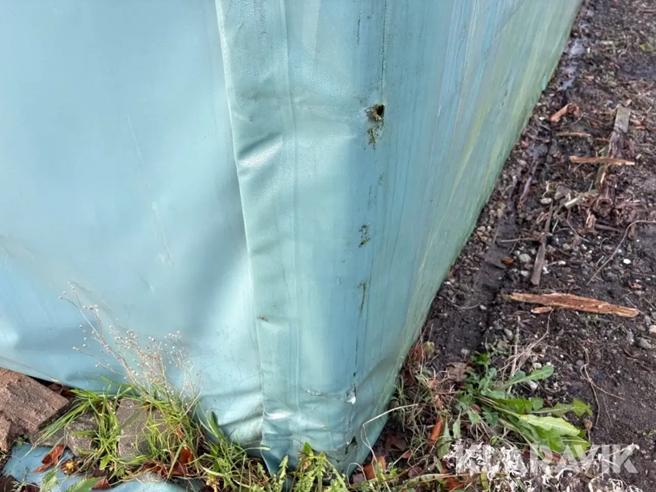 Billede 6 - Lagertelt med pressening Helge Frandsen galvaniseret stålspær