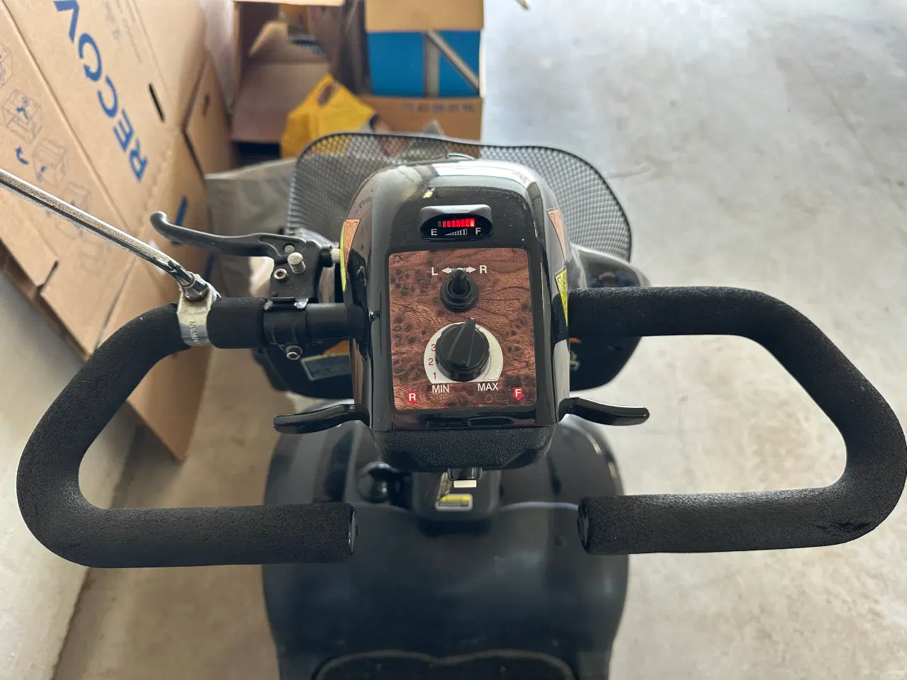 Billede 2 - El scooter med kaptajnsæde