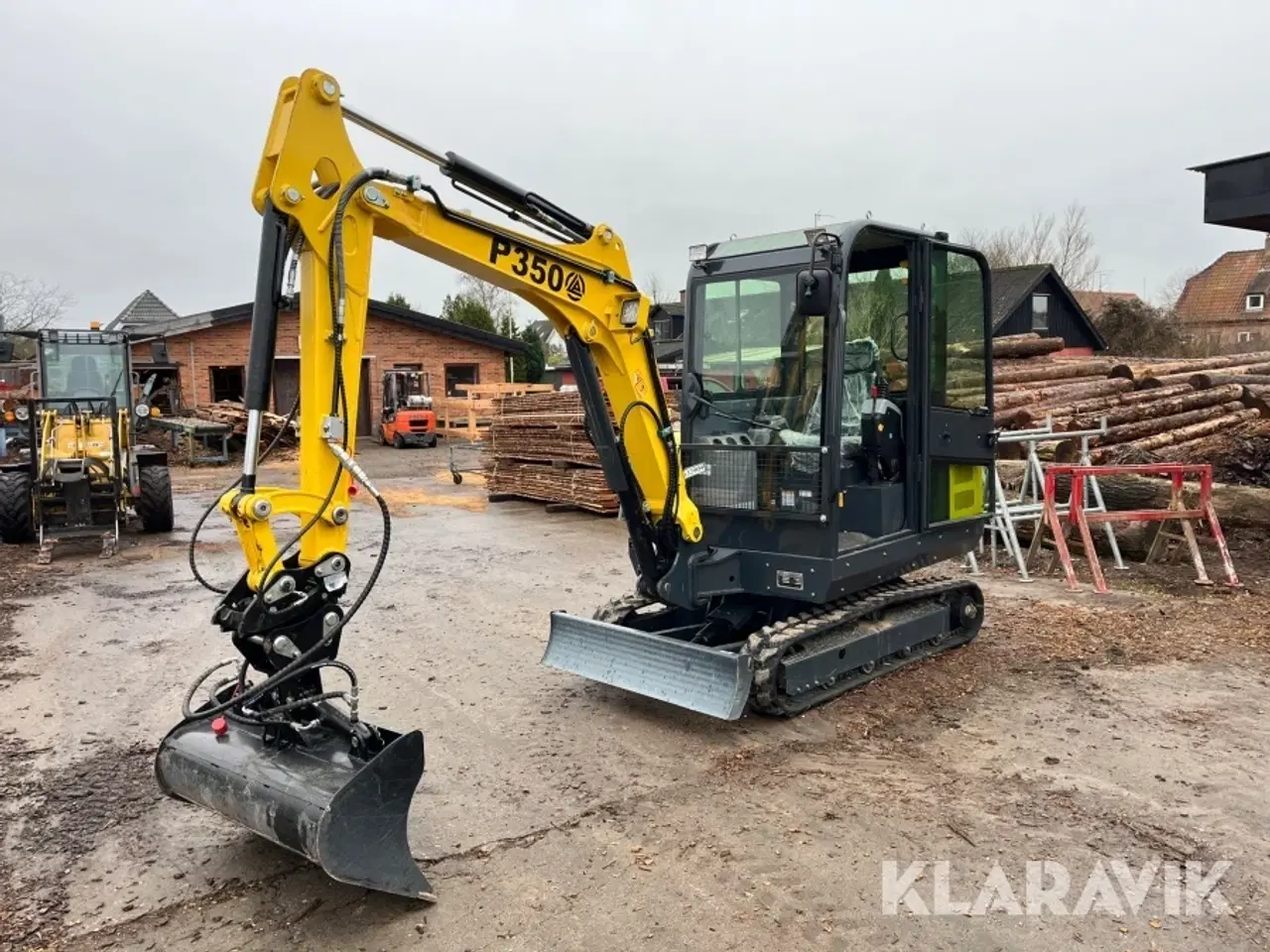 Billede 1 - Gravemaskine Rippa P350 med tiltskovl