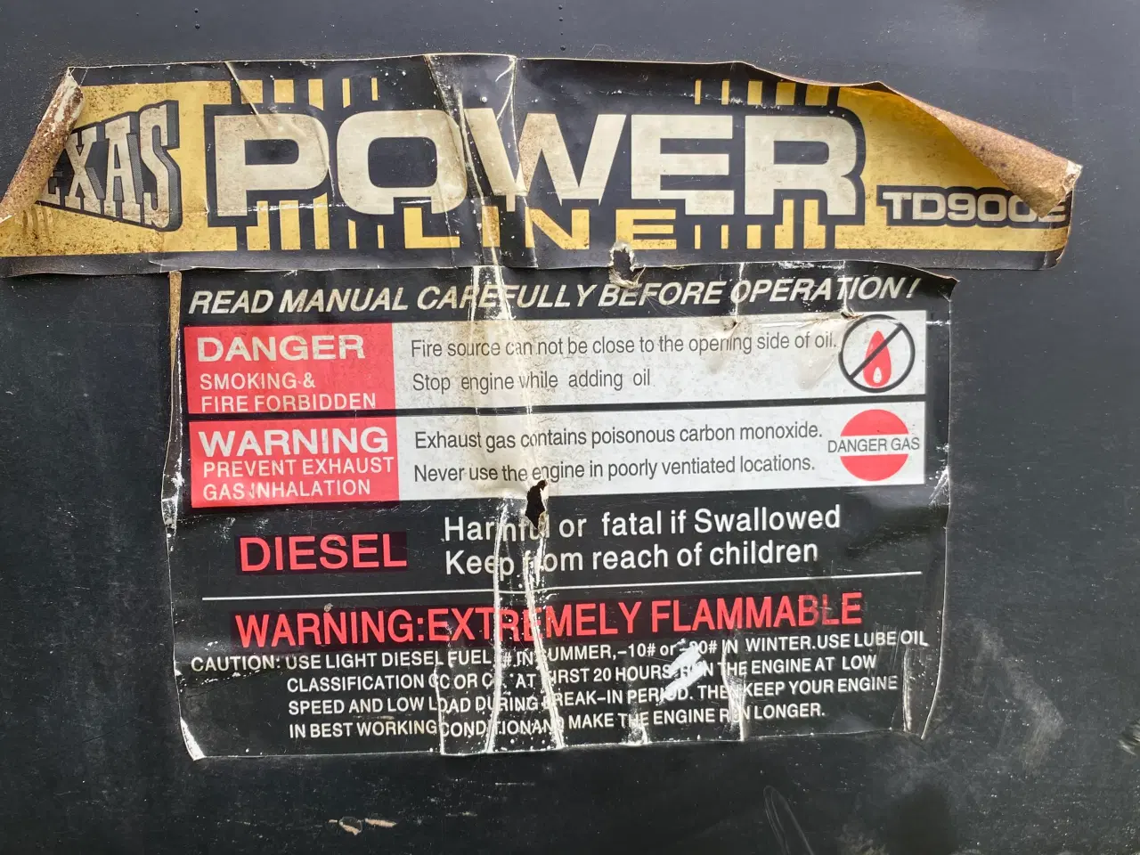 Billede 2 - Texas Pro-Trac fræser, TD 900E, 9 hk. diesel