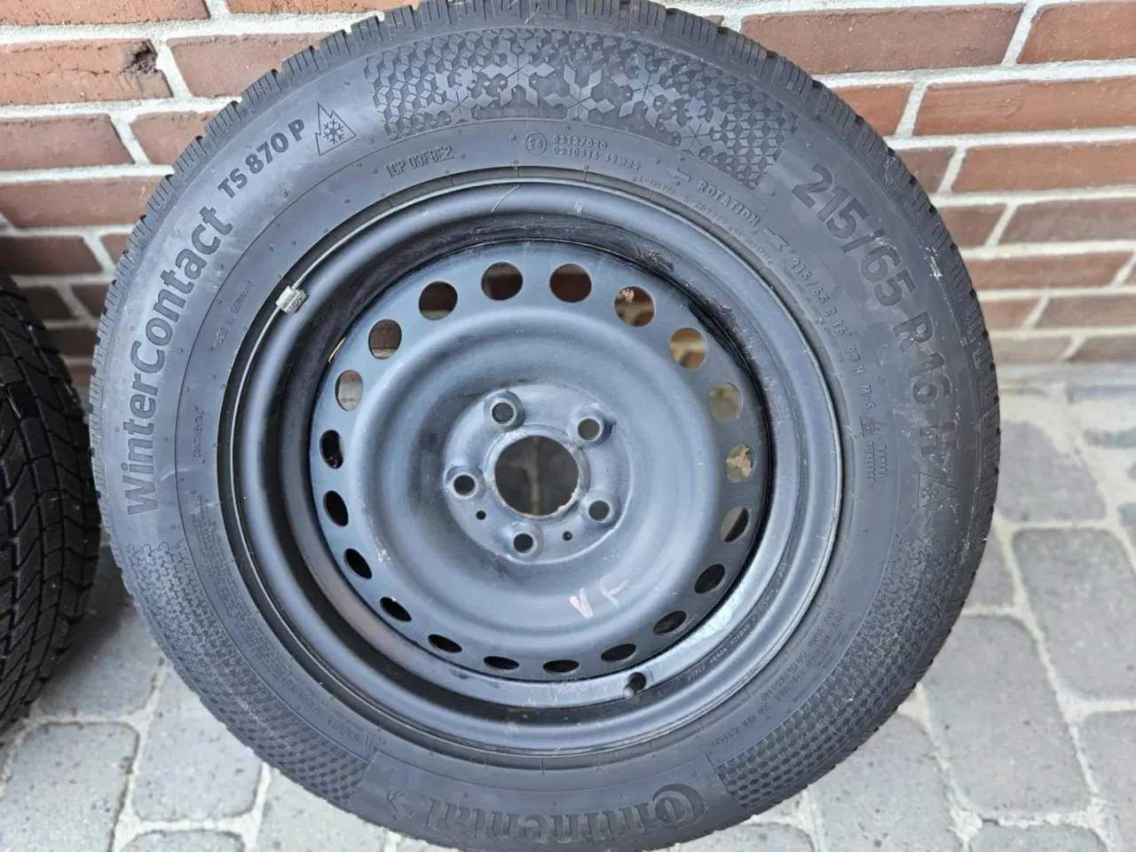 Billede 3 - Vinterdæk på stålfælge 