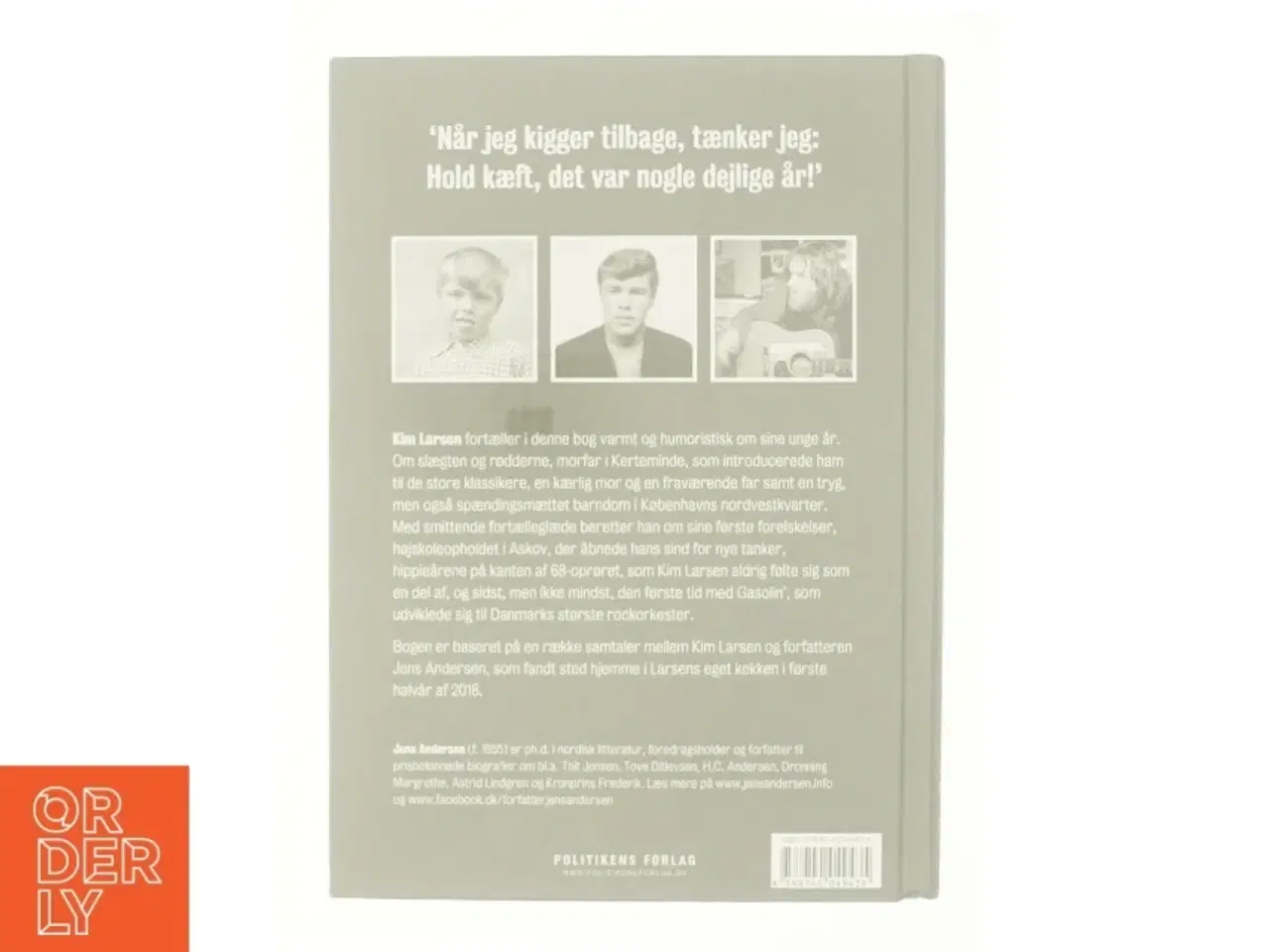 Billede 5 - Kim Larsen : mine unge år af Jens Andersen (f. 1955) (Bog)