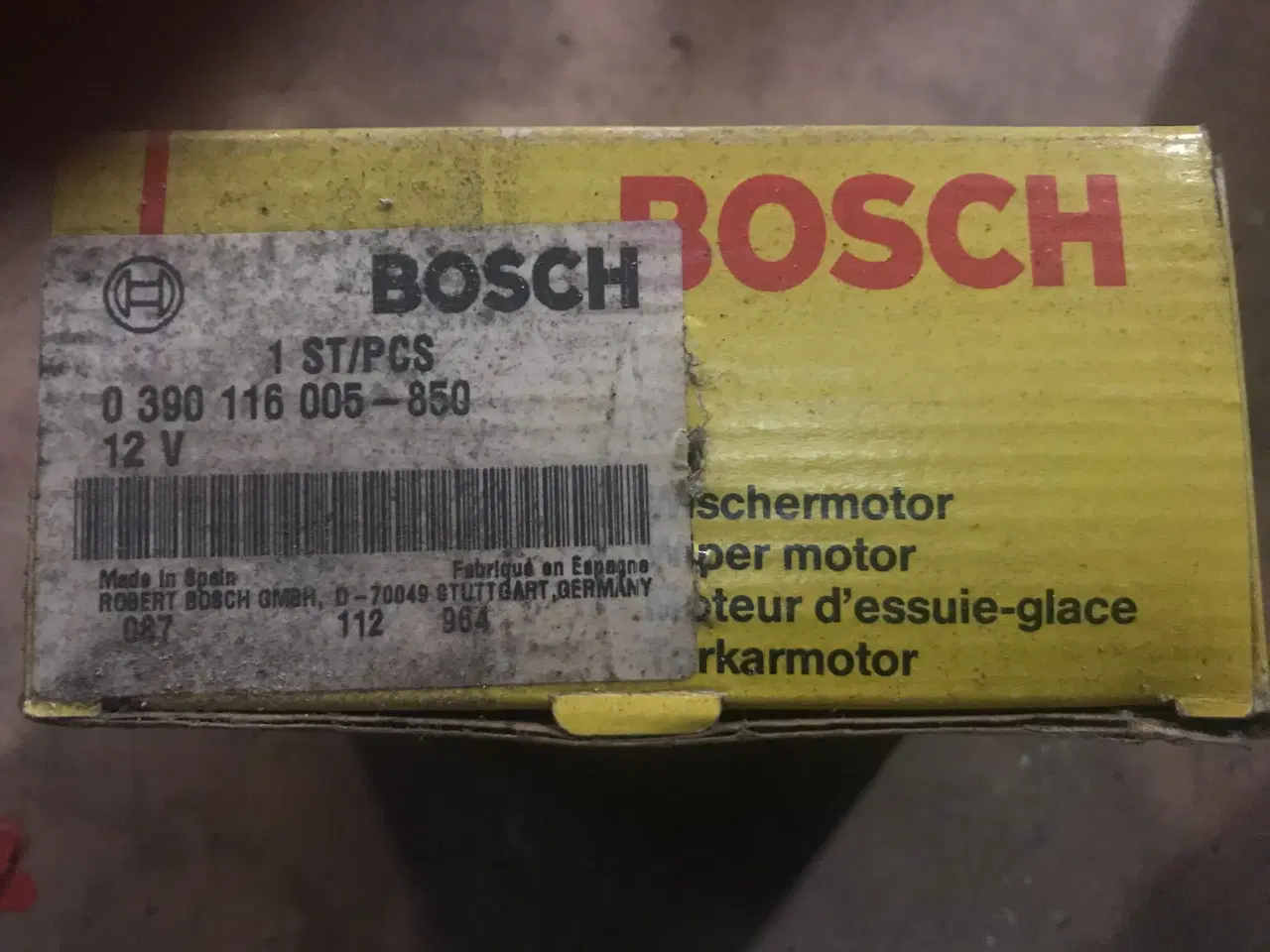 Billede 2 - Bosch viskermotor til veterantraktore 